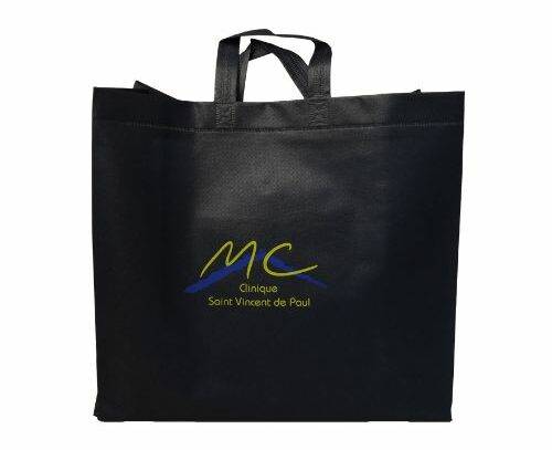 sac cabas noir clinique